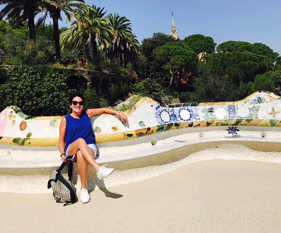 Glenda Halliwell Park Guell Barcelona Spain