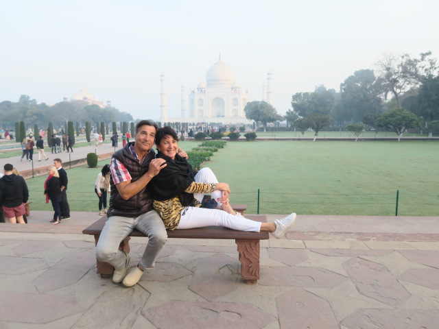 Agra, India - Alan and Glenda Halliwell